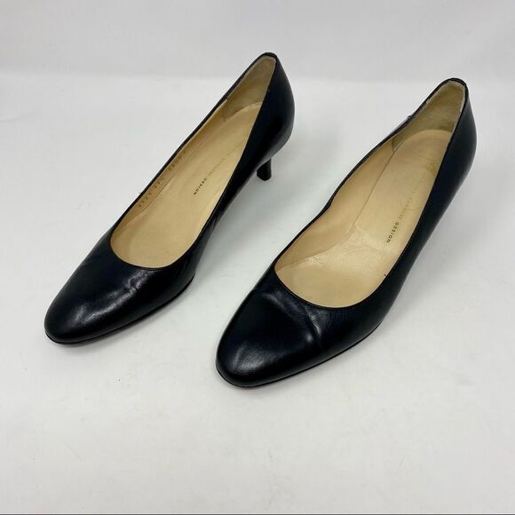 Zanotti Black Pumps- Size Italian 37.5 - Picture 1 of 16